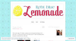 Desktop Screenshot of lightbluelemonade.wordpress.com