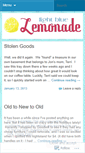 Mobile Screenshot of lightbluelemonade.wordpress.com