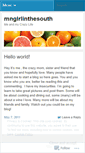 Mobile Screenshot of mngirlinthesouth.wordpress.com