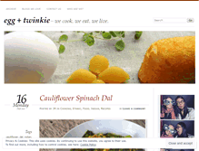 Tablet Screenshot of eggandtwinkie.wordpress.com