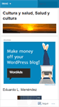 Mobile Screenshot of culturaysalud.wordpress.com