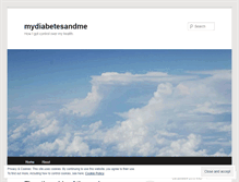 Tablet Screenshot of mydiabetesandme.wordpress.com
