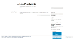 Desktop Screenshot of lospumbedita.wordpress.com