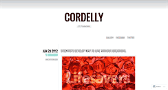 Desktop Screenshot of cordelly.wordpress.com