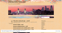 Desktop Screenshot of engleskionline.wordpress.com