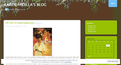 Desktop Screenshot of karenipadilla.wordpress.com