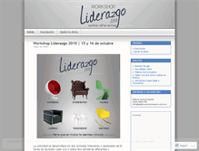 Tablet Screenshot of liderazgo2010.wordpress.com