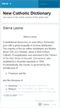 Mobile Screenshot of newcatholicdictionary.wordpress.com