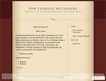 Tablet Screenshot of newcatholicdictionary.wordpress.com