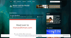 Desktop Screenshot of manavdhiman.wordpress.com
