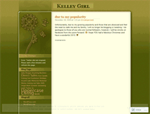 Tablet Screenshot of kelleygirl.wordpress.com