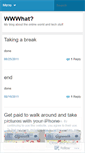 Mobile Screenshot of mywhatblog.wordpress.com