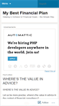 Mobile Screenshot of bestfinplan.wordpress.com