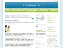 Tablet Screenshot of bestfinplan.wordpress.com