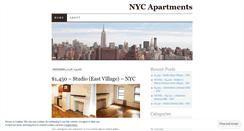 Desktop Screenshot of nycapartments.wordpress.com