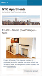 Mobile Screenshot of nycapartments.wordpress.com