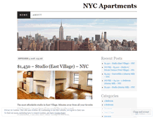 Tablet Screenshot of nycapartments.wordpress.com