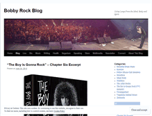 Tablet Screenshot of bobbyrock.wordpress.com