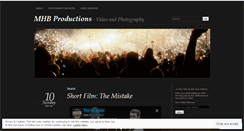 Desktop Screenshot of mhbproductions.wordpress.com