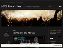 Tablet Screenshot of mhbproductions.wordpress.com