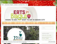 Tablet Screenshot of eatsinbaguio.wordpress.com