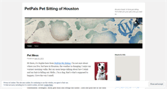 Desktop Screenshot of petpalsofhouston.wordpress.com