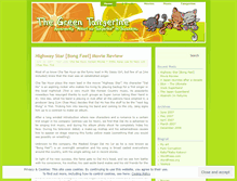 Tablet Screenshot of greentangerine.wordpress.com
