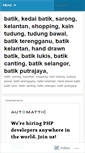 Mobile Screenshot of batikkelantan.wordpress.com