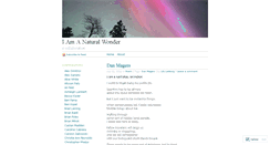 Desktop Screenshot of anaturalwonder.wordpress.com