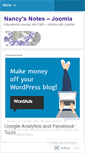 Mobile Screenshot of nancy13joomla.wordpress.com