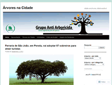 Tablet Screenshot of antiarboricida.wordpress.com