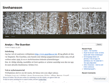 Tablet Screenshot of linnhansson.wordpress.com