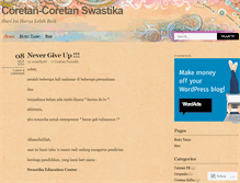 Tablet Screenshot of coretan2swastika.wordpress.com