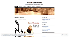 Desktop Screenshot of oscarbenavidez.wordpress.com