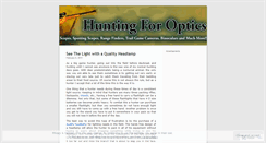 Desktop Screenshot of huntingforoptics.wordpress.com