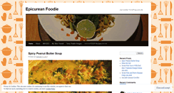 Desktop Screenshot of epicureanfoodie.wordpress.com