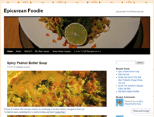 Tablet Screenshot of epicureanfoodie.wordpress.com