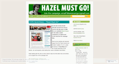 Desktop Screenshot of hazelmustgo.wordpress.com