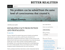 Tablet Screenshot of bitterrealities.wordpress.com