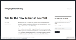 Desktop Screenshot of everydaybiochemistry.wordpress.com
