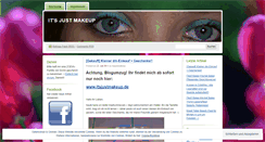 Desktop Screenshot of itsjustmakeup.wordpress.com