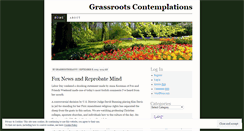 Desktop Screenshot of grassrootscontemplations.wordpress.com