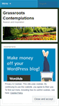 Mobile Screenshot of grassrootscontemplations.wordpress.com