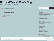 Tablet Screenshot of nikoandtrevorsmom.wordpress.com