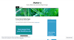 Desktop Screenshot of dothumor.wordpress.com
