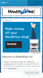 Mobile Screenshot of makeitraininc.wordpress.com