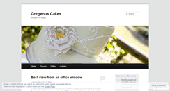 Desktop Screenshot of gorgeouscakes.wordpress.com