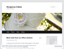 Tablet Screenshot of gorgeouscakes.wordpress.com