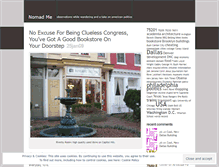 Tablet Screenshot of nomadme.wordpress.com