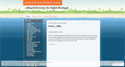 Desktop Screenshot of caribmuslimah.wordpress.com